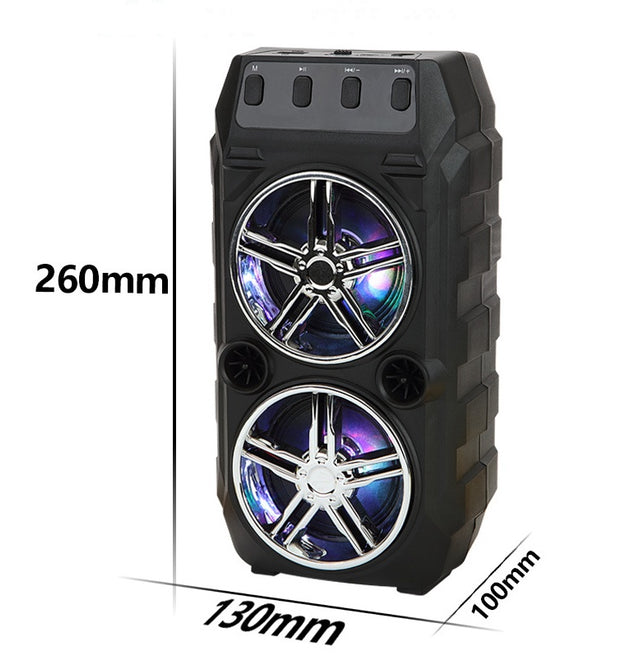 Wireless Bluetooth Speaker Dual Speakers Outdoor Portable Loud Speaker