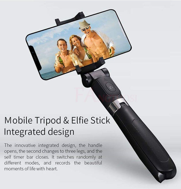 Compatible with Apple, Tripod Selfie Stick Mobile Universal Live Triangle Bracket One Bluetooth Selfie Artifact